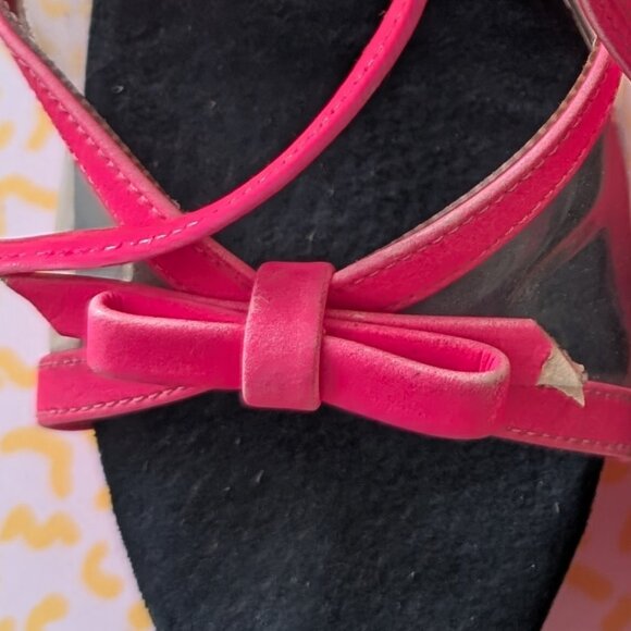 Luscious Neon Pink Glowing Platform Heels Size 7 - Picture 6 of 10